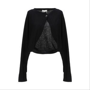 Semicouture Black Shrug Cardigan